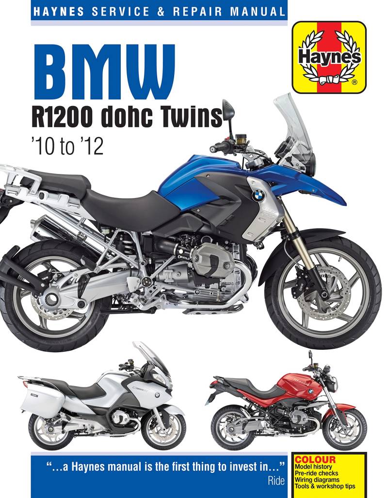 BMW R1200 dohc (10 - 12) Haynes Repair Manual: '10 to '12 (Haynes Service and Repair Manual) von Haynes Manuals N. America, Inc.