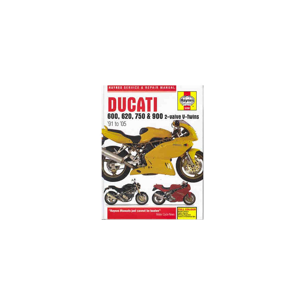Haynes Ducati 748, 916 996 4-valve v-twins (94–01) Auto Wartung Motorrad Service Reparatur MA Haynes Manual Bedienungsanleitungen 3756 3756 a von Haynes