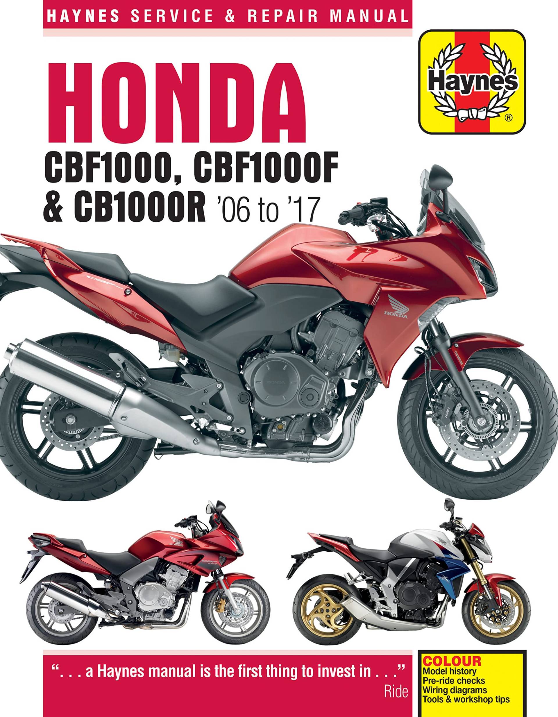 Honda CBF1000 & CB1000R ('06 To '16) von Haynes Group