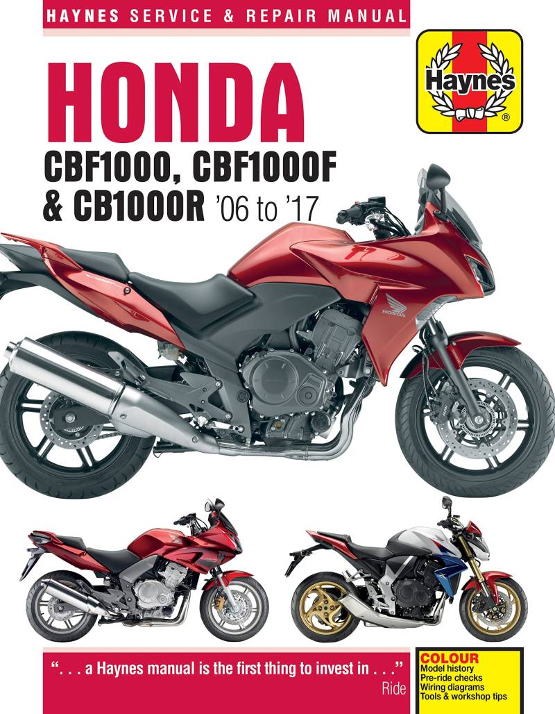 Honda CBF1000 & CB1000R ('06 To '16) von Haynes Group