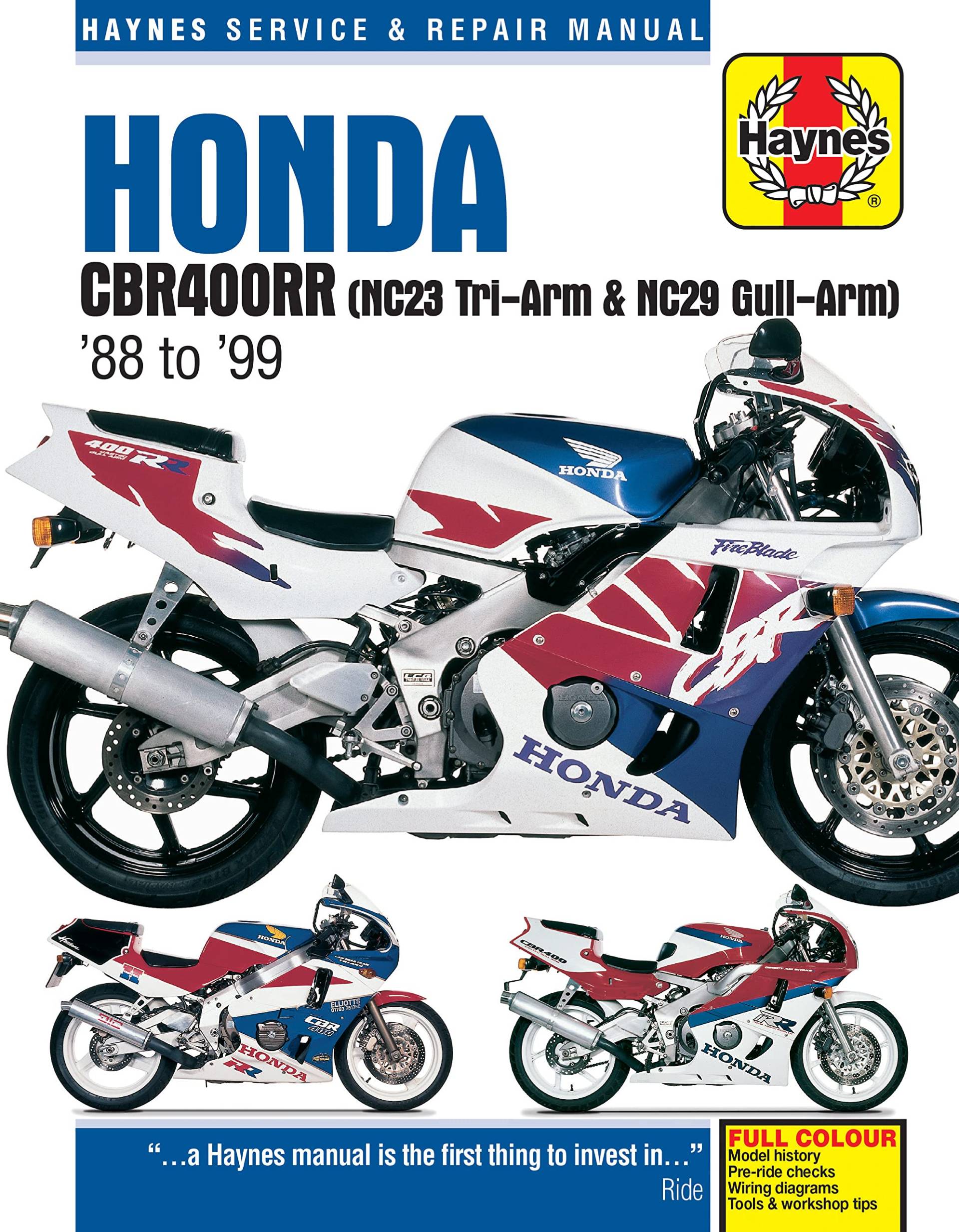 Honda CBR400RR Fours (88 - 99) von Haynes Group