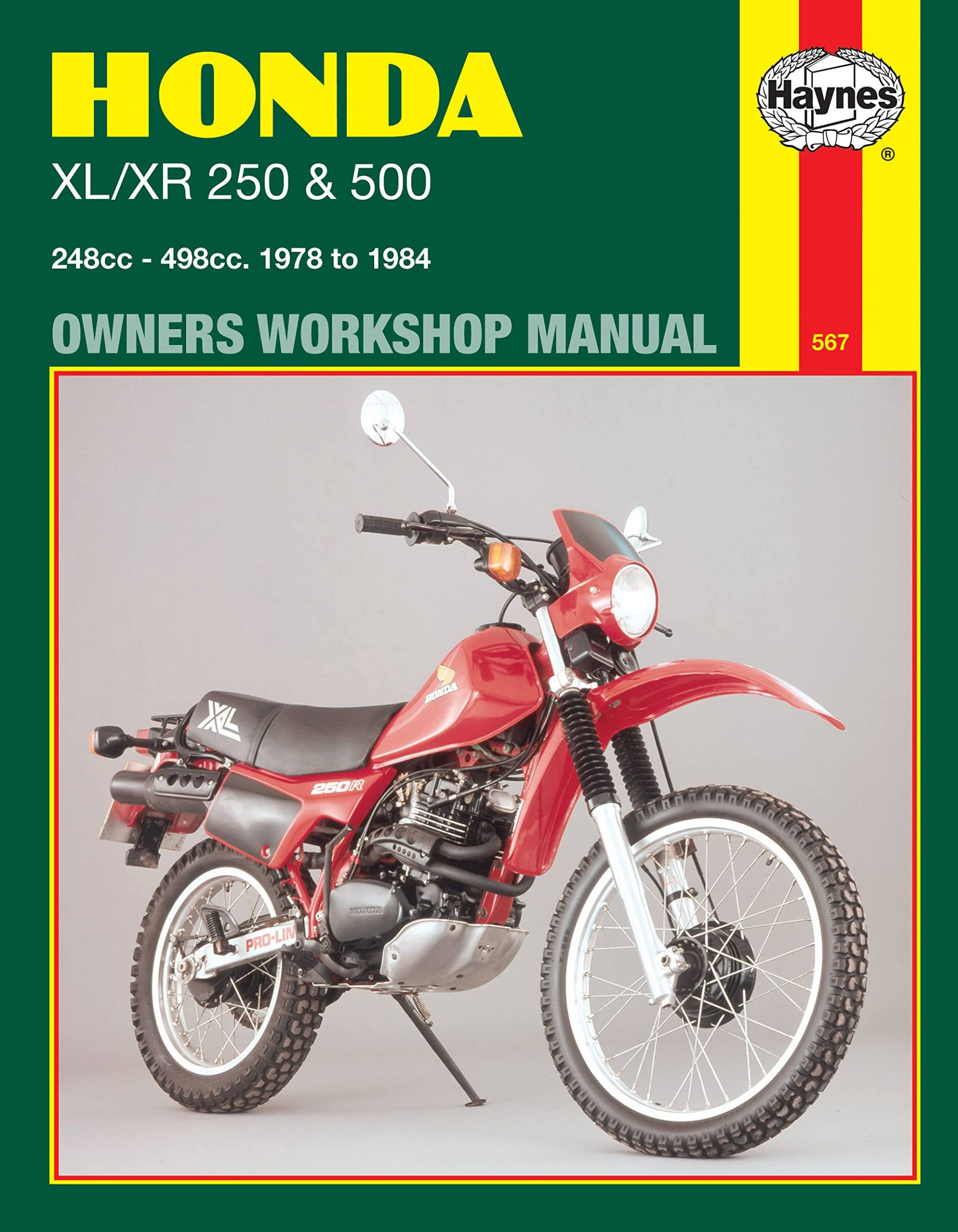 Honda XL/XR 250 and 500 Owners Workshop Manual: 78-84 (Haynes Manuals) von Haynes Manuals N. America, Inc.