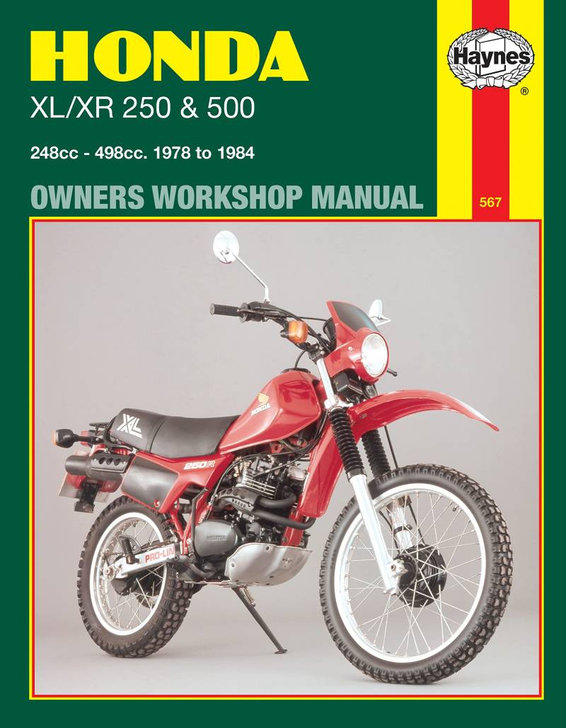 Honda XL/XR 250 and 500 Owners Workshop Manual: 78-84 (Haynes Manuals) von Haynes Manuals N. America, Inc.