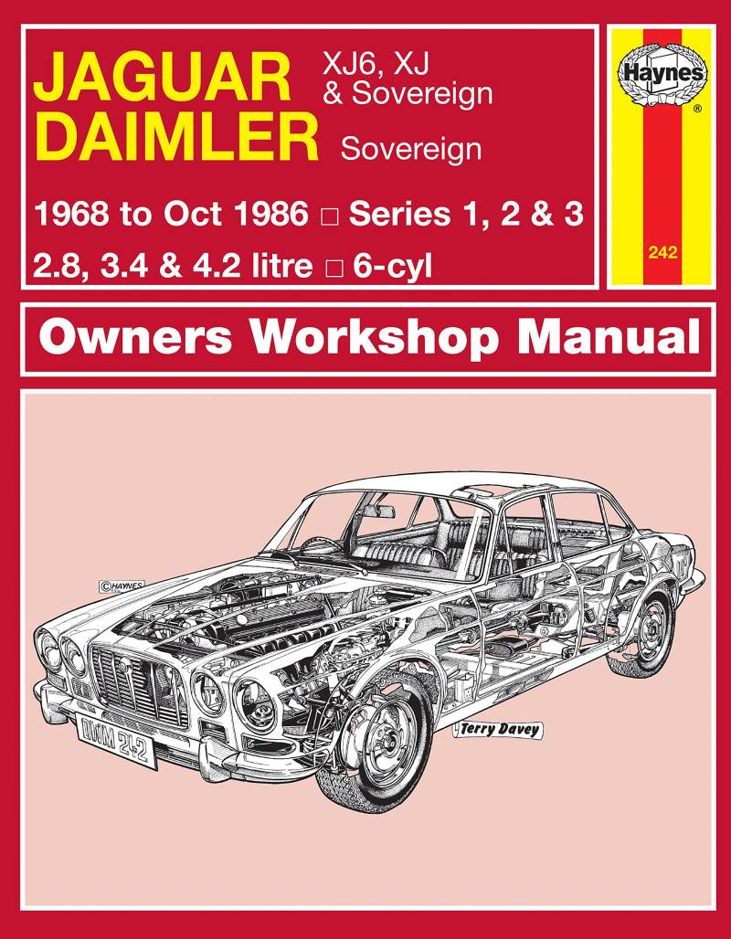 Jaguar XJ6, XJ & Sovereign Service and Repair Manual von Haynes Group