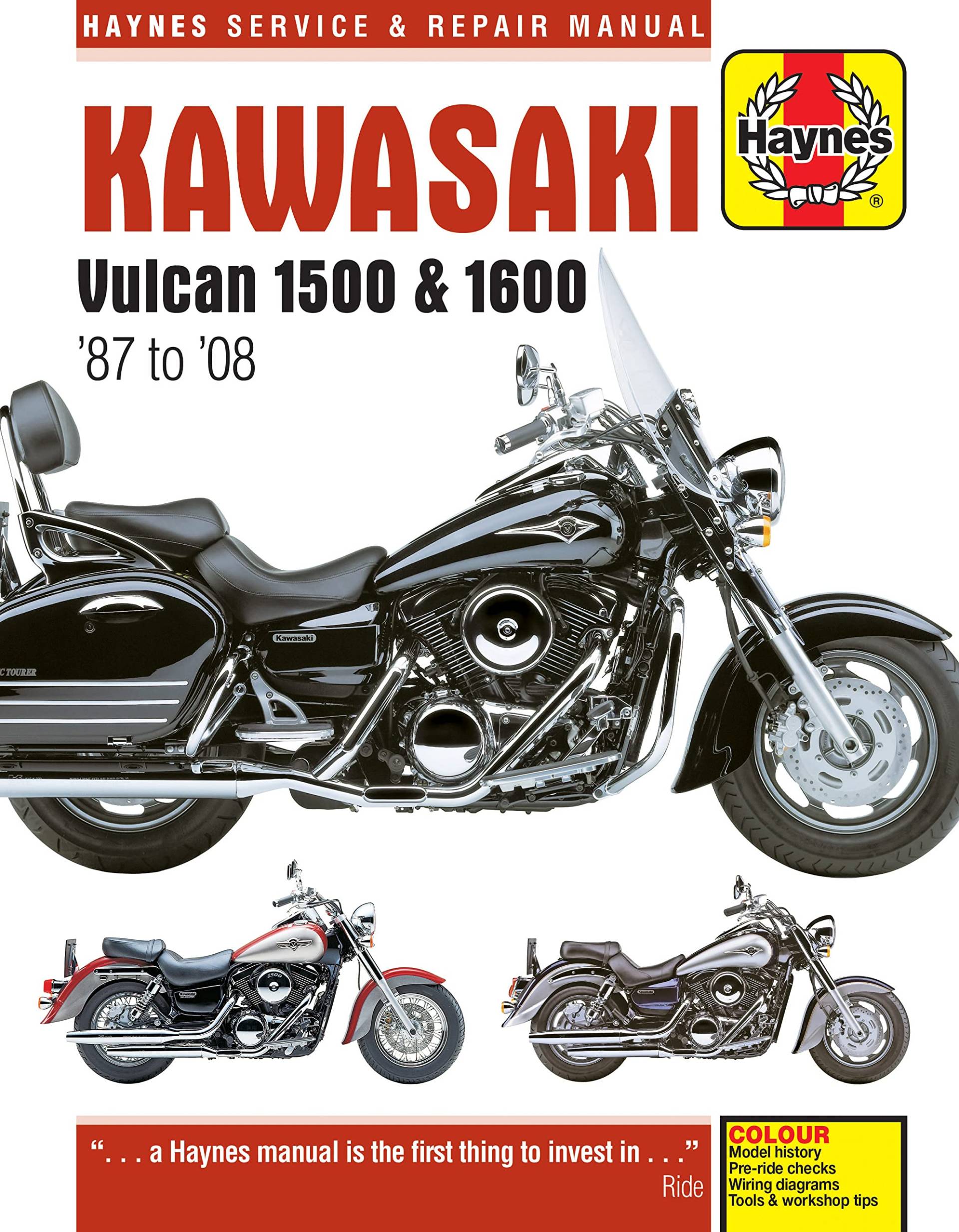 Kawasaki Vulcan 1500 & 1600 (87-08) (Haynes Powersport) von Haynes Manuals N. America, Inc.