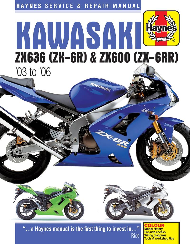 Kawasaki ZX-6R (03-06): 45080 (Haynes Service and Repair Manual) von Haynes Manuals N. America, Inc.