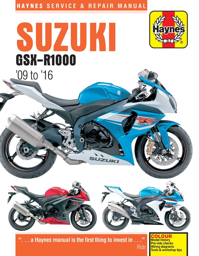 Suzuki GSX-R1000 (09 - 16) Haynes Repair Manual: Service and Repair Manual (Haynes Service and Repair Manual) von Haynes Manuals N. America, Inc.