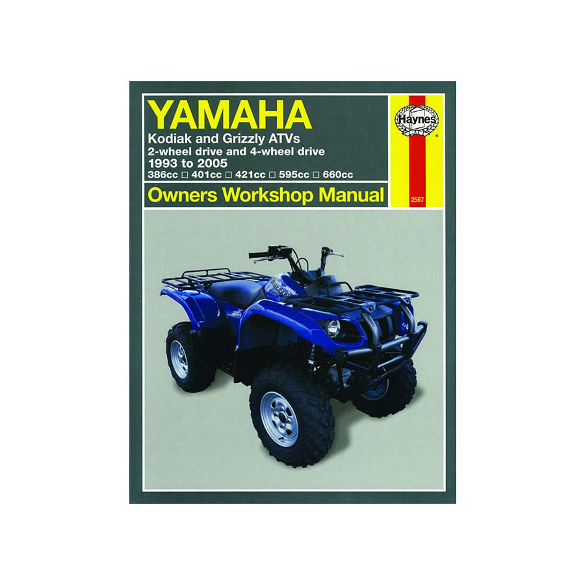 Yamaha Kodiak & Grizzly ATVs: 2-wheel drive and 4-wheel drive 1993 to 2005 (Owners Workshop Manual) von Haynes Manuals N. America, Inc.