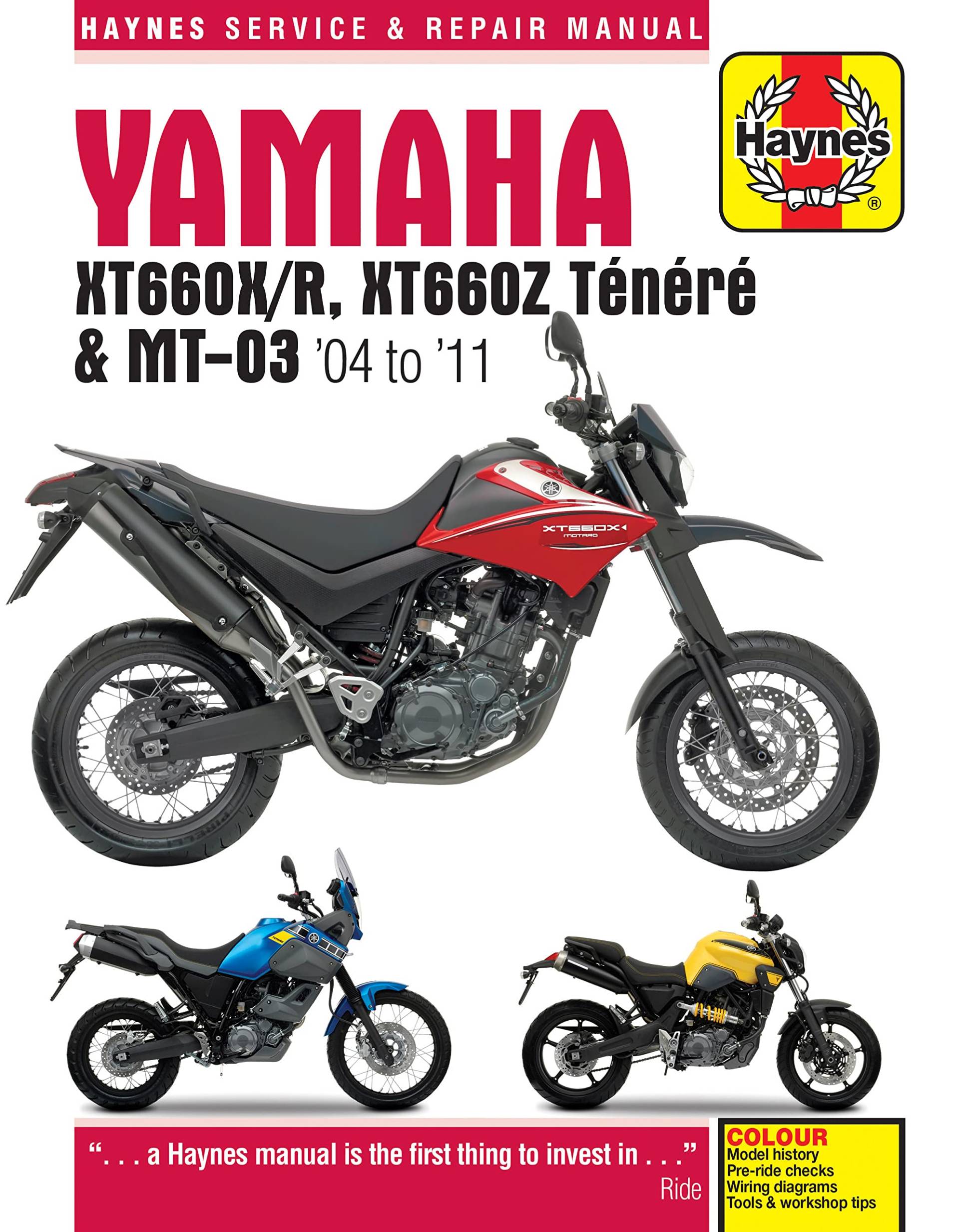 Yamaha XT660 & MT-03 (04 - 11): 2004-2011 von Haynes Group