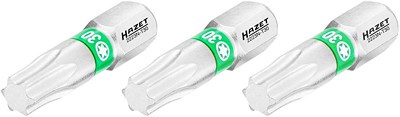 Hazet Bit - Sechskant6,3 (1/4 Zoll) - TORX® Profil - T30 -3-tlg. [Hersteller-Nr. 2223N-T30/3] von Hazet