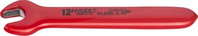 Hazet Einmaulschlüssel - schutzisoliert - Sechskant Profil - 12 mm [Hersteller-Nr. 450KV-12] von Hazet