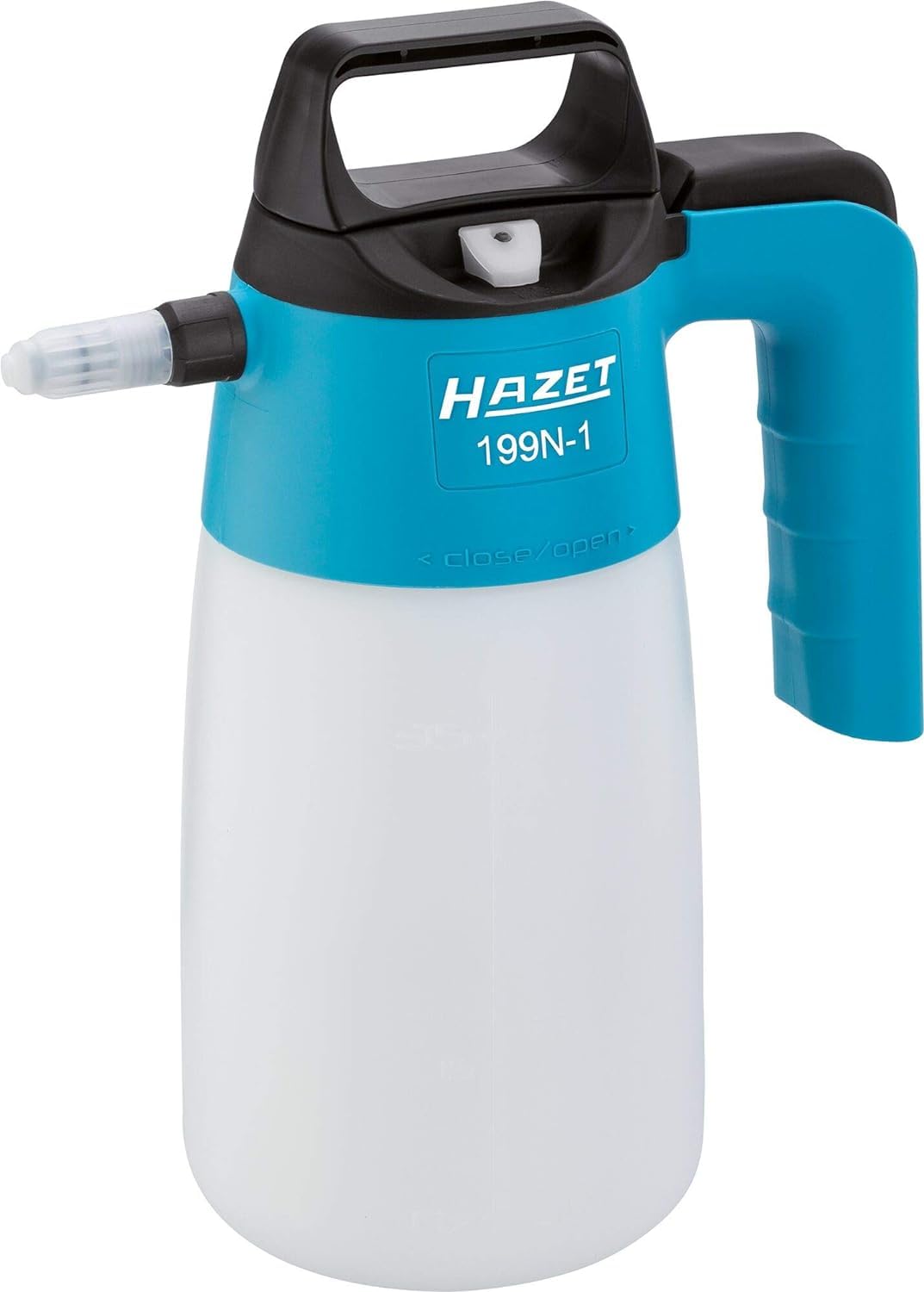 HAZET Pumpsprühflasche 199N-1 - Sprühflasche zur Desinfektion von Flächen, gekapselter Pumpmechanismus, besonders hohe Beständigkeit gegen Chemikalien, 1 L Nutzinhalt von HAZET