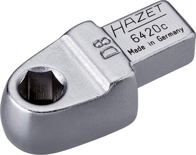 Hazet Einsteck-Halter für Bits - Vierkant 9x12mm - Sechskant 5/16 [Hersteller-Nr. 6420C] von Hazet