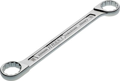 Hazet Doppel-Ringschlüssel - Doppel-Sechskant-Tractionsprofil - 18x19mm [Hersteller-Nr. 610N-18X19] von Hazet