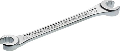 Hazet Doppel-Ringschlüssel - offen - Doppel-Sechskant Profil - 13x15 mm [Hersteller-Nr. 612-13X15] von Hazet