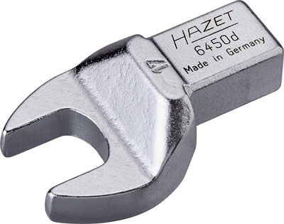 Hazet Einsteck-Maulschlüssel - Einsteck-Vierkant 14x18mm - 17mm [Hersteller-Nr. 6450D-17] von Hazet