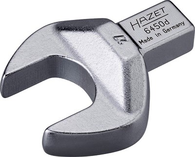 Hazet Einsteck-Maulschlüssel - Einsteck-Vierkant 14x18mm - 27mm [Hersteller-Nr. 6450D-27] von Hazet