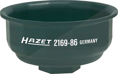 Hazet Ölfilter-Schlüssel - Vierkant 1/2 - Rillenprofil - 97 mm [Hersteller-Nr. 2169-86] von Hazet