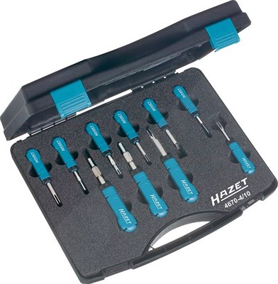 Hazet Kabelentriegeler Sortiment - Anzahl Werkzeuge: 10 [Hersteller-Nr. 4670-4/10] von Hazet