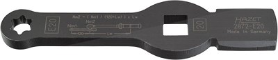 Hazet TORX® Schlag-Schlüssel - mit 2 Schlagflächen - 3/4 - E20 [Hersteller-Nr. 2872-E20] von Hazet