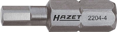 Hazet Schrauberbit Innen-Sechskant Profil SW 2mm Antrieb 6,3mm (1/4) [Hersteller-Nr. 2204-2] von Hazet