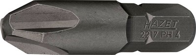 Hazet Bit - Sechskant 8 (5/16 Zoll) - Kreuzschlitz Profil PH - PH4 [Hersteller-Nr. 2217-PH4] von Hazet