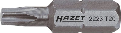 Hazet Bit - Sechskant 6,3 mm (1/4) - Innen TORX® Profil - T7 [Hersteller-Nr. 2223-T7] von Hazet