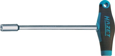 Hazet Steckschlüssel - mit T-Griff - Außen-Sechskant Profil - 7 mm [Hersteller-Nr. 428-7] von Hazet