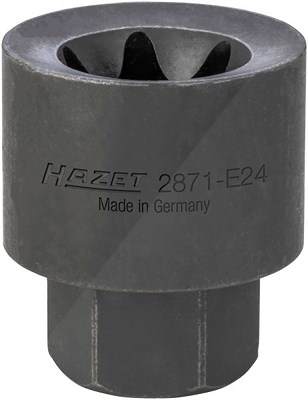 Hazet Bremssattel TORX® Einsatz - Außen-Sechskant 22mm - TORX® - E24 [Hersteller-Nr. 2871-E24] von Hazet