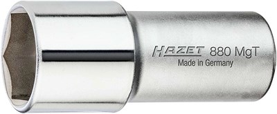 Hazet Zündkerzen Steckschlüsseleinsatz - 3/8 - 20.8mm - 13/16 [Hersteller-Nr. 880MGT] von Hazet