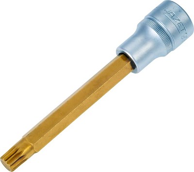 Hazet Schraubendreher-Steckschlüsseleinsatz - 1/2 - Vielzahn XZN - M10 [Hersteller-Nr. 990SLG-10] von Hazet