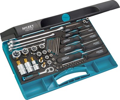 Hazet Werkzeug Satz TORX® - Tamper Resistant TORX® - 58-tlg. [Hersteller-Nr. 1557/58] von Hazet