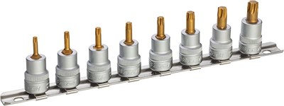 Hazet Steckschlüsseleinsatz Satz - 3/8 - TORX® - T15 – T50 -8-tlg. [Hersteller-Nr. 8802T/8H] von Hazet