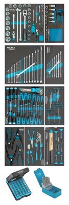 Hazet Werkzeug Sortiment - Anzahl Werkzeuge: 217 [Hersteller-Nr. 0-6/217] von Hazet