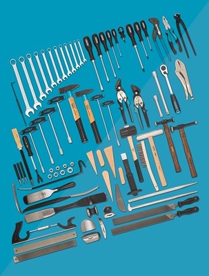 Hazet Werkzeug Sortiment - Anzahl Werkzeuge: 77 [Hersteller-Nr. 0-1900/77] von Hazet