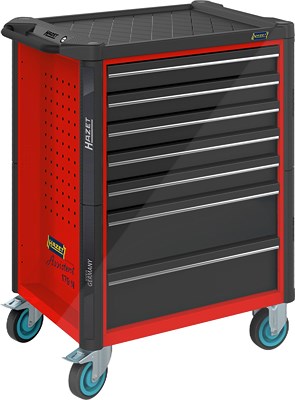 Hazet Werkzeugwagen Assistent - Unbefüllt - 7 Schubladen - Rot [Hersteller-Nr. 179N-7-Ral3020] von Hazet