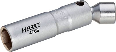 Hazet Zündkerzen-Schlüssel - 3/8 - Sechskant Profil - 16 mm - 5/8 [Hersteller-Nr. 4766] von Hazet