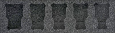 Hazet 2-Komponenten Weichschaum-Einlage - leer - für 900-E/5 [Hersteller-Nr. 163-301L] von Hazet