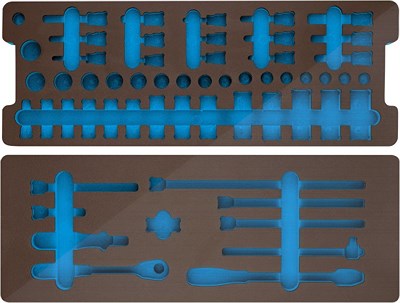 Hazet 2-Komponenten Weichschaum-Einlage - leer - für 888ZN [Hersteller-Nr. 163-401L] von Hazet