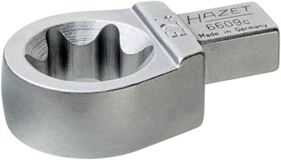 Hazet Einsteck TORX® Ringschlüssel - Einsteck-Vierkant 9x12 mm - E24 [Hersteller-Nr. 6609C-E24] von Hazet