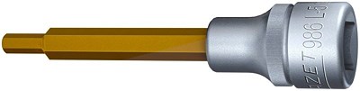 Schraubendreher-Steckschlüsseleinsatz - 1/2" -Sechskant - 5mm 986L-5 von Hazet
