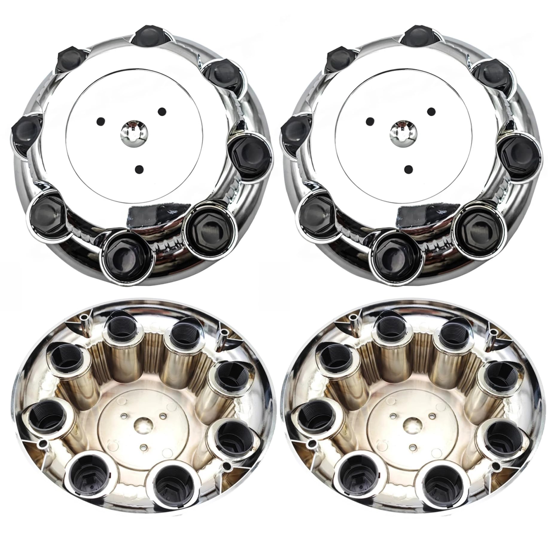 4pcs 8, 5 -Zoll -Radmitte -Kappen mit 8 Löchern, Plastik -Chrom -Hub -Hub für Felgen, Wohnmobile, LKWs, SUVs, Autos, Universal Fit Rad Hubcap -Austausch 4pcs 8, 5 -Zoll -Radmitte -Kappen mit 8 Löchern, Plastik -Chrom -Hub -Hub für Felgen, Wohnmobile, LKWs, SUVs, Autos, Universal Fit Rad Hubcap -Austausch von Hbbgdiy