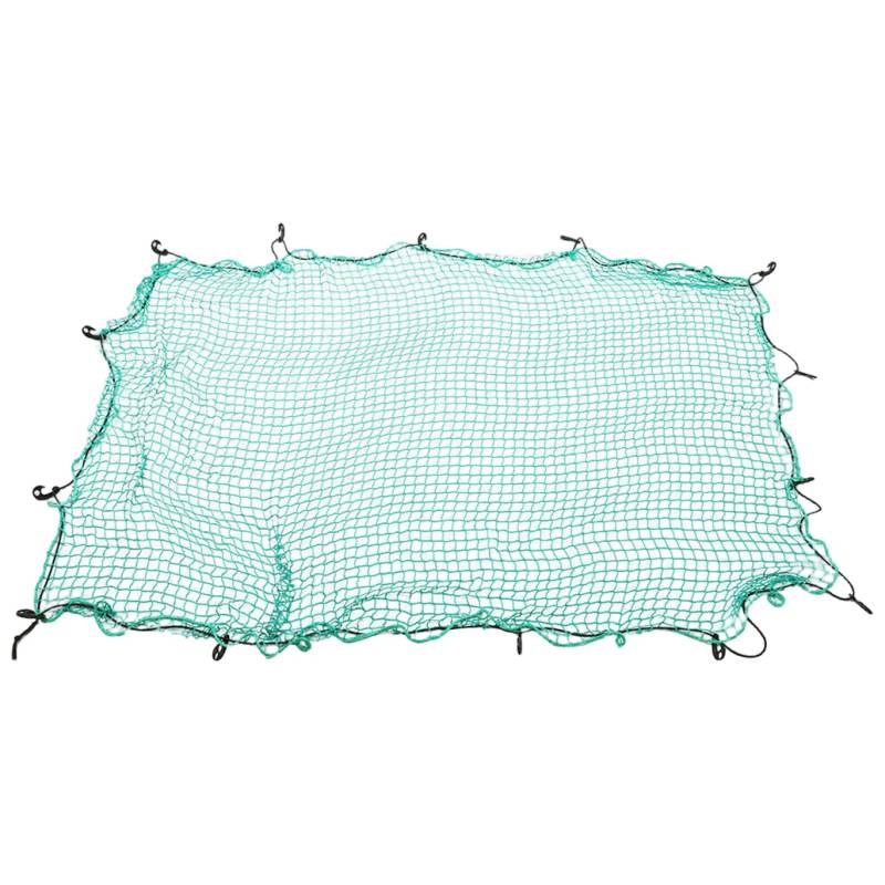 79x118 tränenresistente PE -Woven -Frachtnetz für Pickup -LKW -Bett, schweres Bungee -Ladungsnetz mit 15 Haken für Motorräder, Dreirad- und Anhängerladungen Sicherung von Hbbgdiy