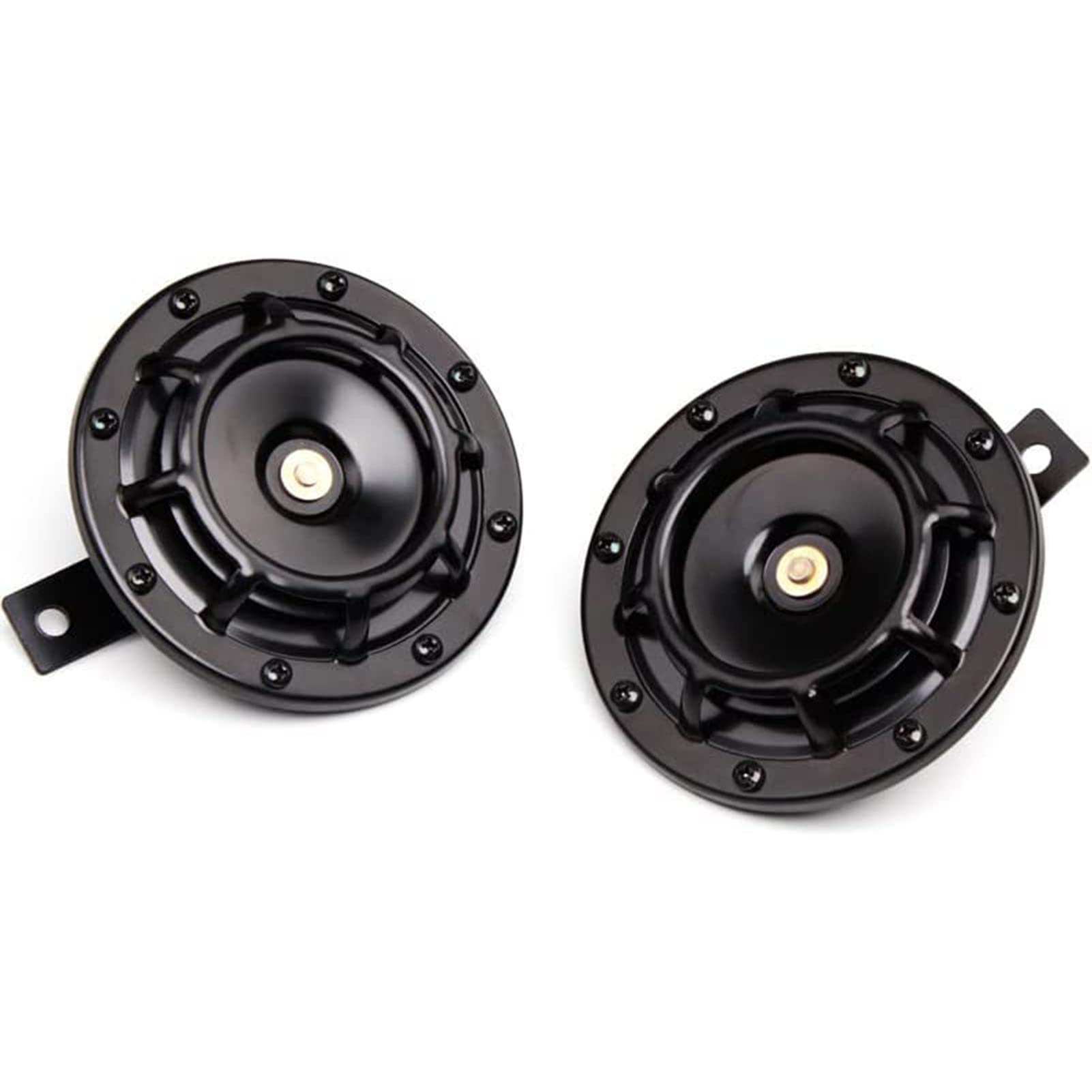 12V 118DB Universal Hochton/Niedriger Ton Doppelhorn Kit, Motorrad Auto Hupe Lautes Hupe Wasserdichtes Signalhorn Elektrische Horn für LKW Auto Motorrad Boot Cars 12V 118DB Universal Hochton/Niedriger Ton Doppelhorn Kit, Motorrad Auto Hupe Lautes Hupe Wasserdichtes Signalhorn Elektrische Horn für LKW Auto Motorrad Boot Cars von HeYie