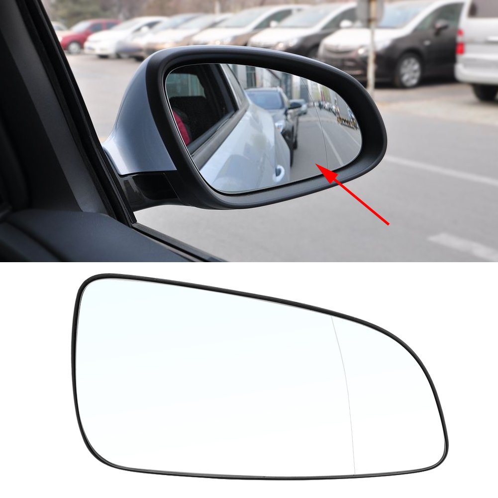 Außenspiegelglas, Auto Rechte Tür Seitenspiegelglas für Opel Astra 2004-2008 6428785 von Headerbs