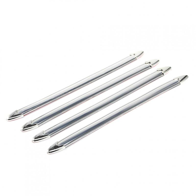 Auto-Stoßstangenschutz, Silber, Auto-Front-Heck-Stoßstangenschutz, Eckenschutz, Kratzaufkleber, HNH von Headerbs