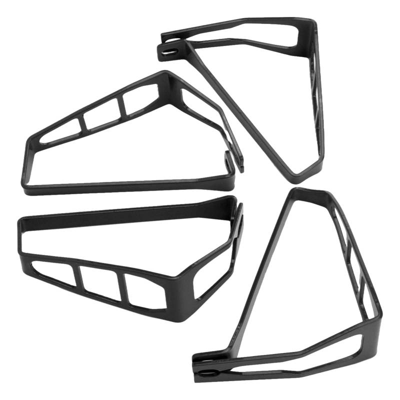 Blinkerschutzabdeckung, 4 Stück Motorrad Blinkergrill Aluminiumlegierung Schutzabdeckung für R1250GS LC Adventure F850GS (Schwarz) von Headerbs