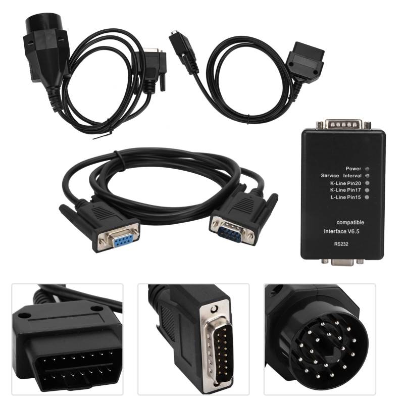 Codeleser, Carsoft 6.5 Diagnosetool OBD2 Scanner Codeleser Ersatz für E30 E31 E32 E34 E36 E38 E39 E46 E52 E53 von Headerbs