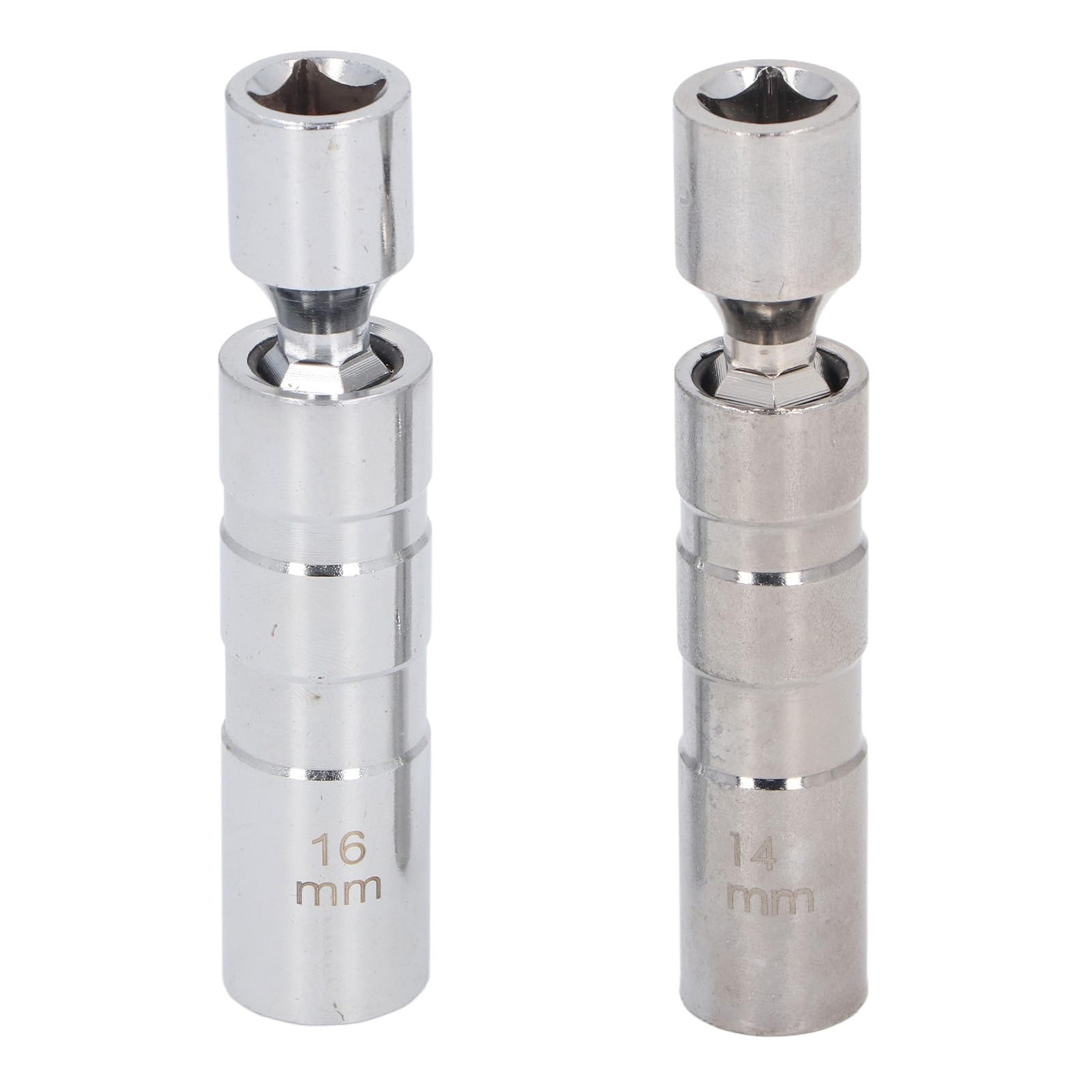 Headerbs 14 Mm 16mm Antriebsbuchse Set FastenerDriveBit CR V Silber für -Auto -Enthusiasten Magnetic Zündkerze von Headerbs