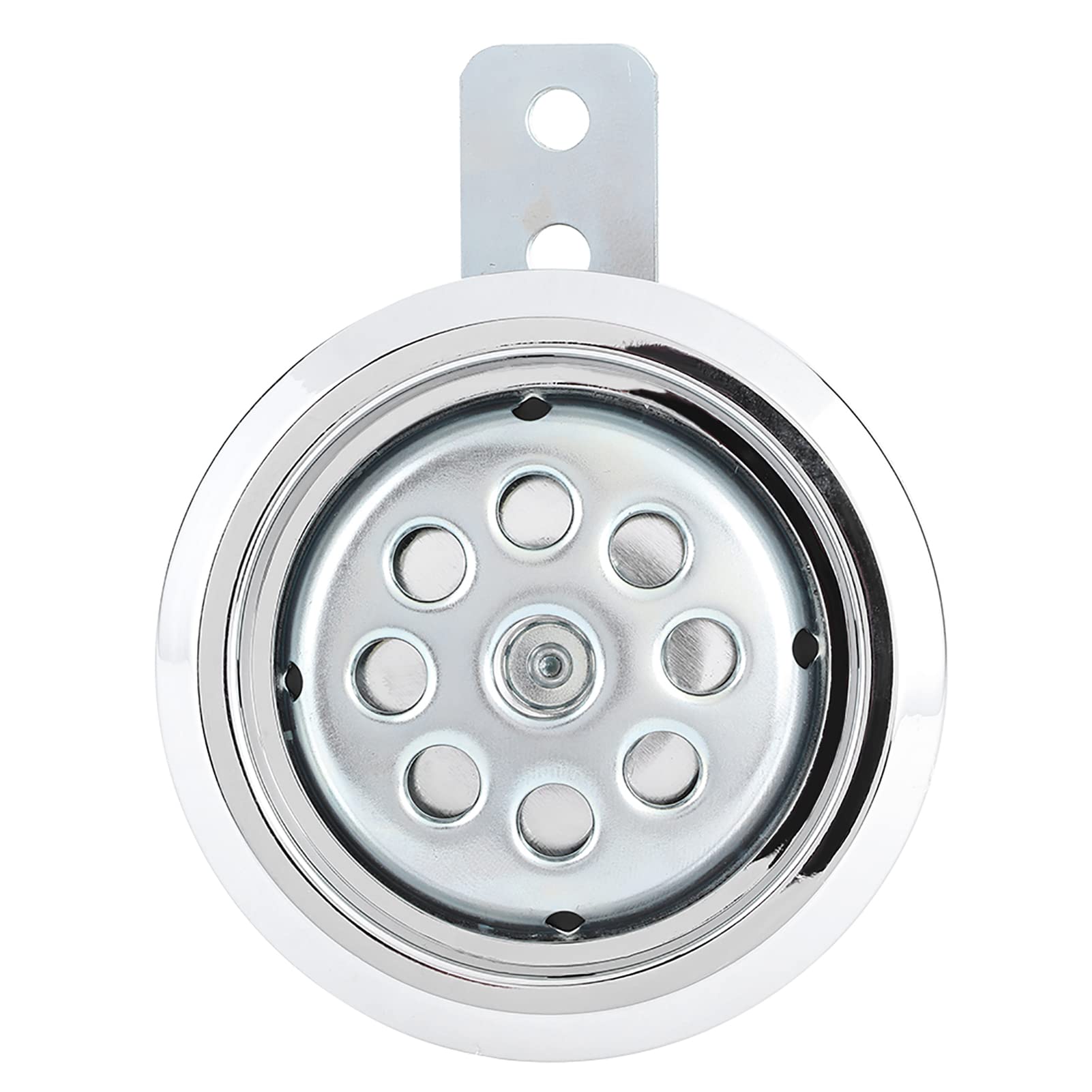 Motorradhupe, Super Disc Hupe Silber Chrom Motorrad Laute Hupe Sirene Wasserdicht 105db Laut 12V 85mm Trompete Hupe Kit Motorradhupe, Super Disc Hupe Silber Chrom Motorrad Laute Hupe Sirene Wasserdicht 105db Laut 12V 85mm Trompete Hupe Kit von Headerbs